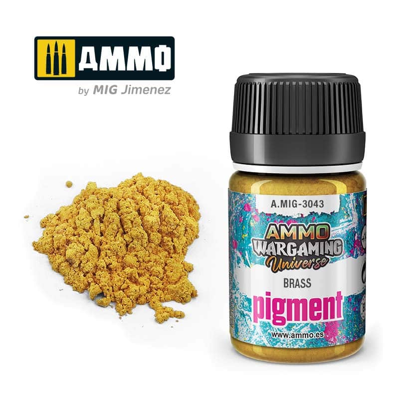 Pigment Brass A.MIG-3043 Ammo