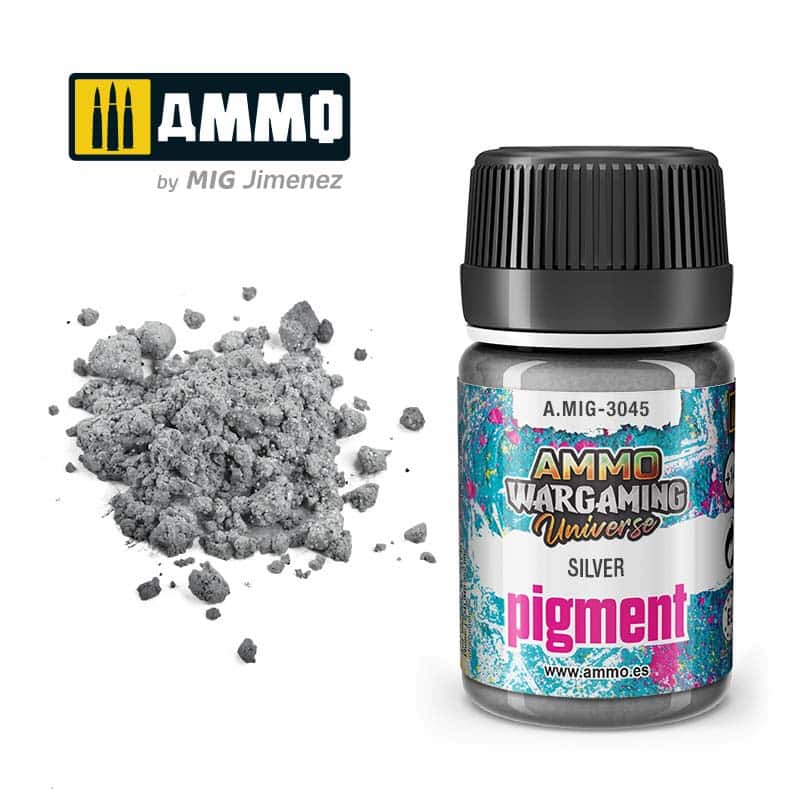 Pigment Silver A.MIG-3045 Ammo