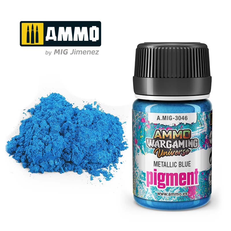 Pigment Metallic Blue A.MIG-3046 Ammo