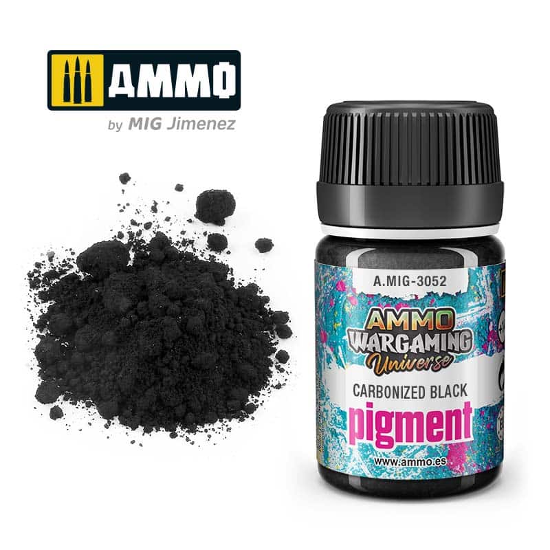 Pigment Carbonized Black A.MIG-3052 Ammo