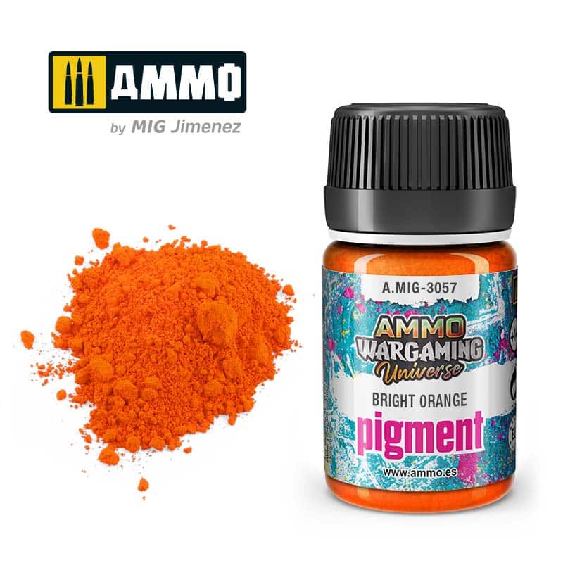 Pigment Bright Orange A.MIG-3057 Ammo