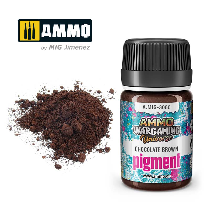 Pigment Chocolate Brown A.MIG-3060 Ammo