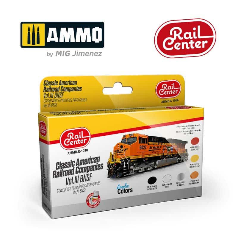 Classic American Railroad Companies. Vol.III Bnsf AMMO.R-1018 Ammo