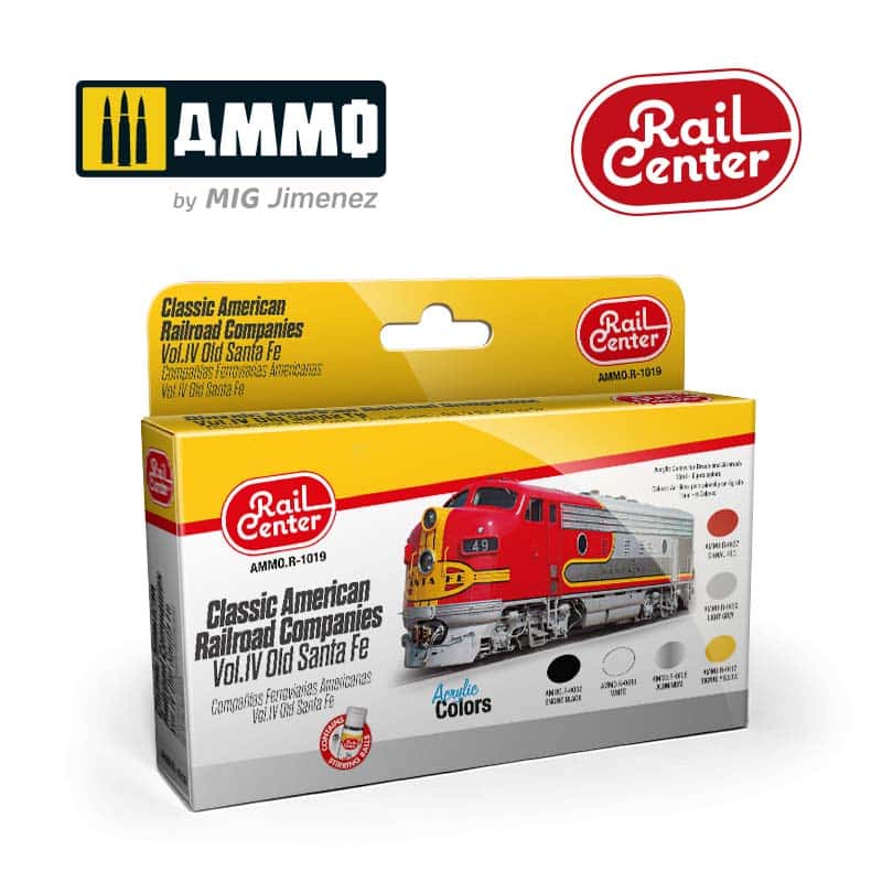 Classic American Railroad Companies. Vol.IV Old Santa Fe AMMO.R-1019 Ammo