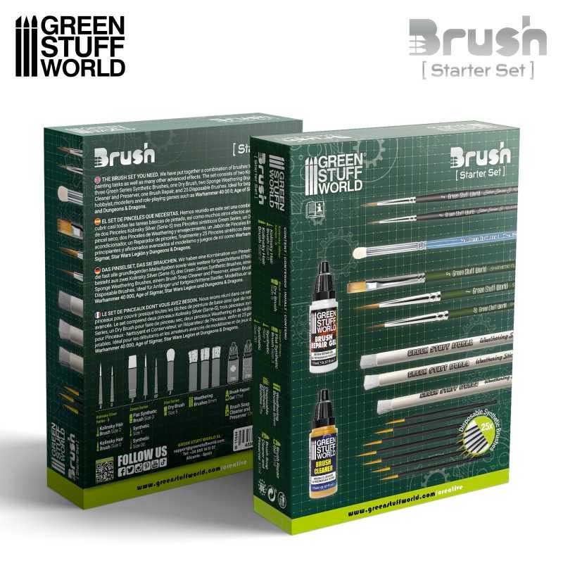 Green Stuff World - Starter Paint Brush Set