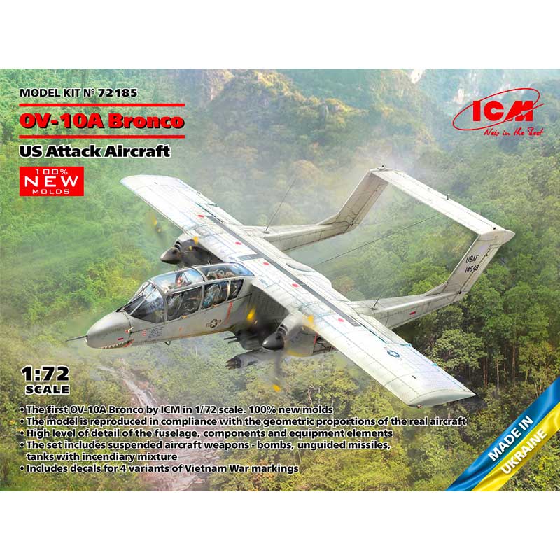 1/72 OV-10A Bronco, US Attack Aircraft 72185 ICM