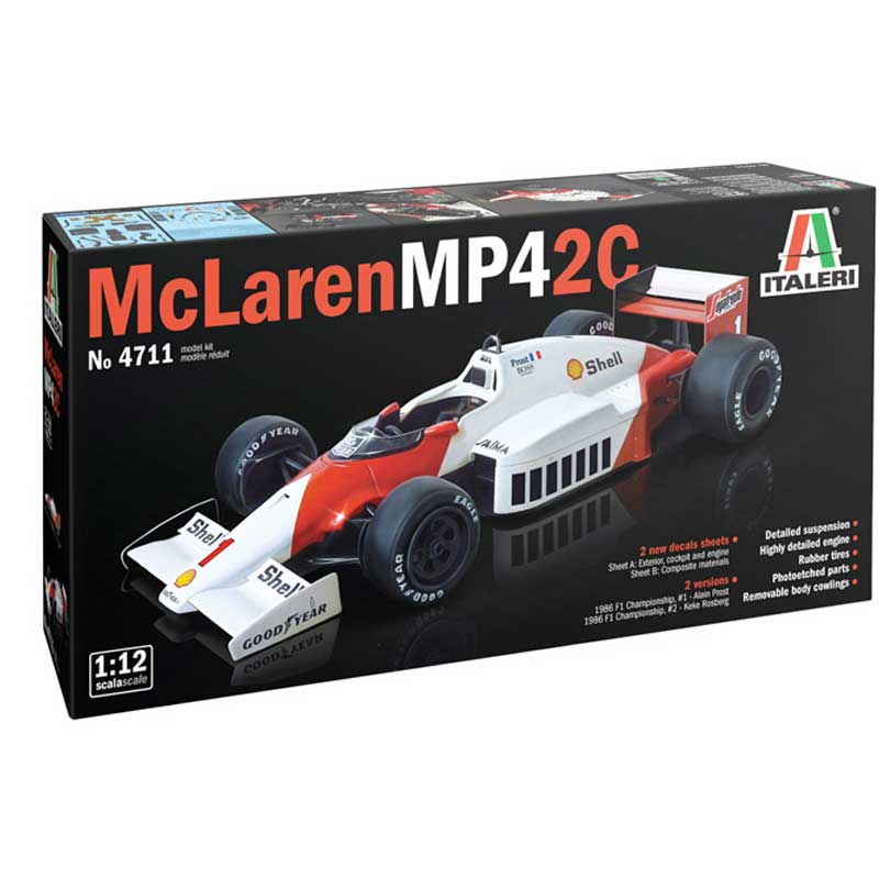 Italeri McLaren MP4/2C Prost Rosberg (1/12) 4711