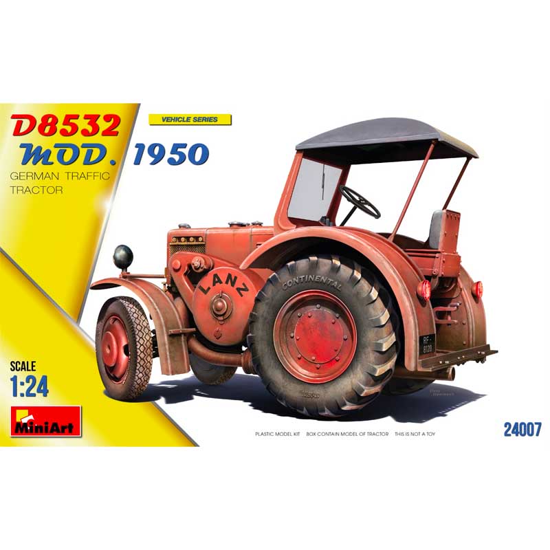 Miniart German Traffic Tractor D8532 Mod 1950 (1/24) 24007