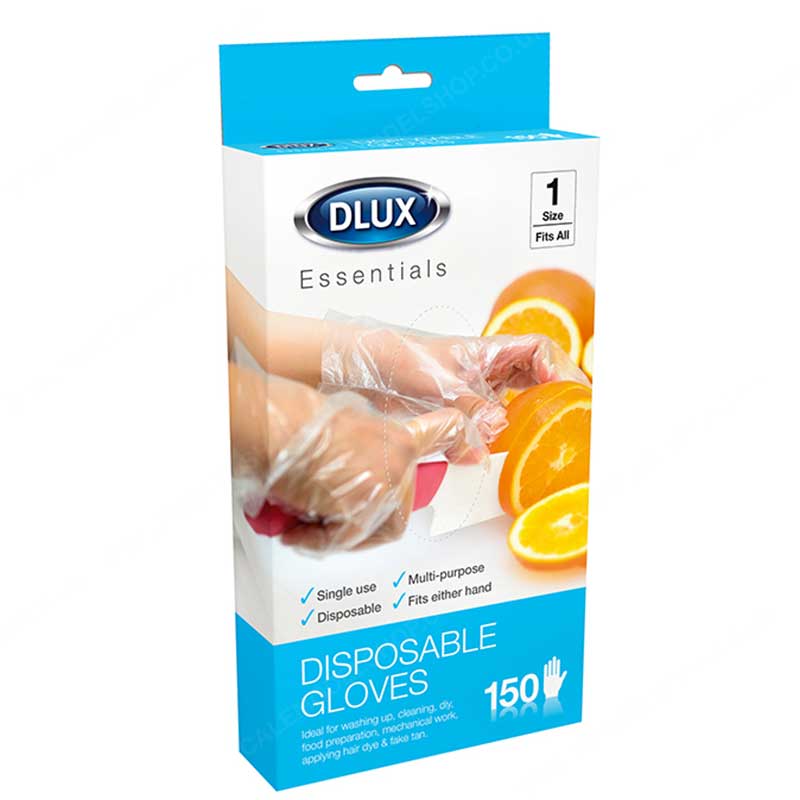 150 Disposable Gloves Dlux