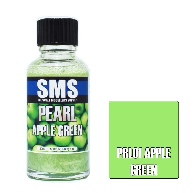 30ml Pearl Apple Green  PRL01 SMS
