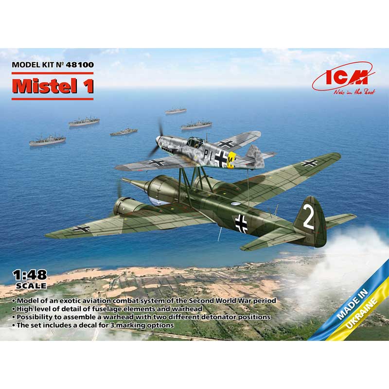 1/48 Mistel 1 WWII German Composite Aircraft 48100 ICM