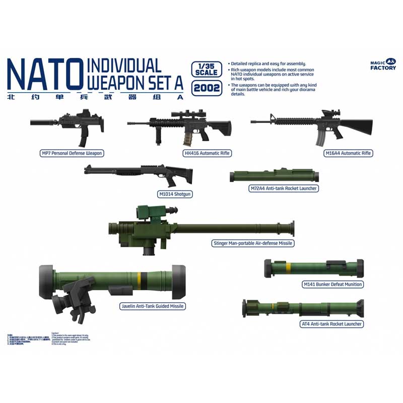 Magic Factory Models NATO Individual Weapon Set A (1/35) 2002