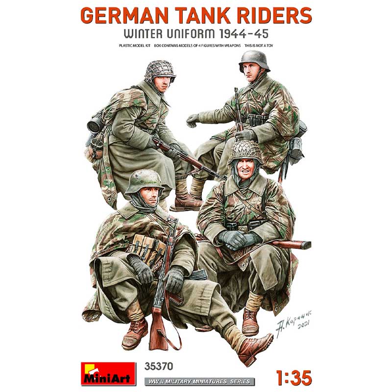 Miniart German Tank Riders Winter Uniform 1944-45 (1/35) 35370