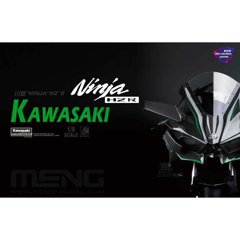 1/9 Kawasaki Ninja H2R (Pre Coloured) MT-001S Meng Model