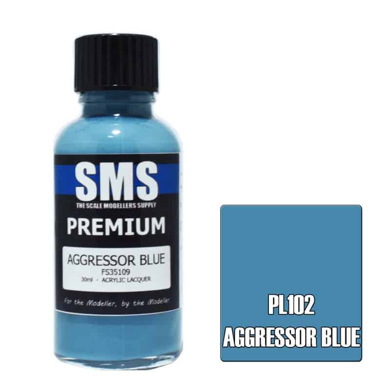 30ml Premium Aggressor Blue  PL102 SMS