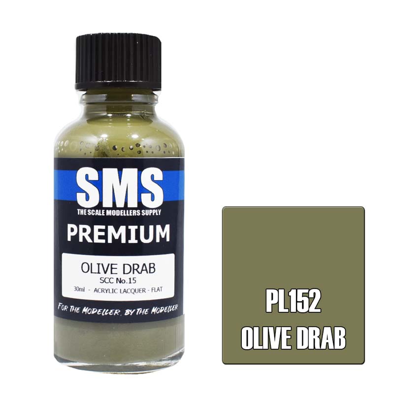 30ml Premium Olive Drab Scc No.15 PL152 SMS