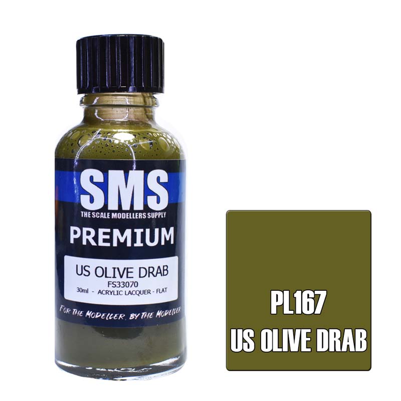 30ml Premium Us Olive Drab PL167 SMS