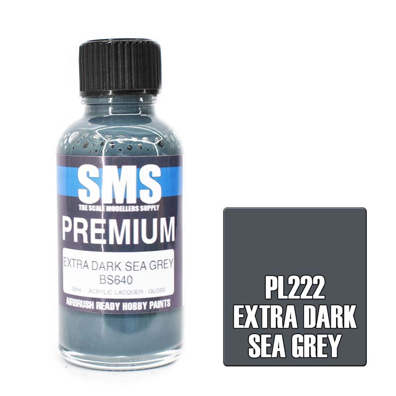 30ml Premium Extra Dark Sea Grey Bs640 PL222 SMS
