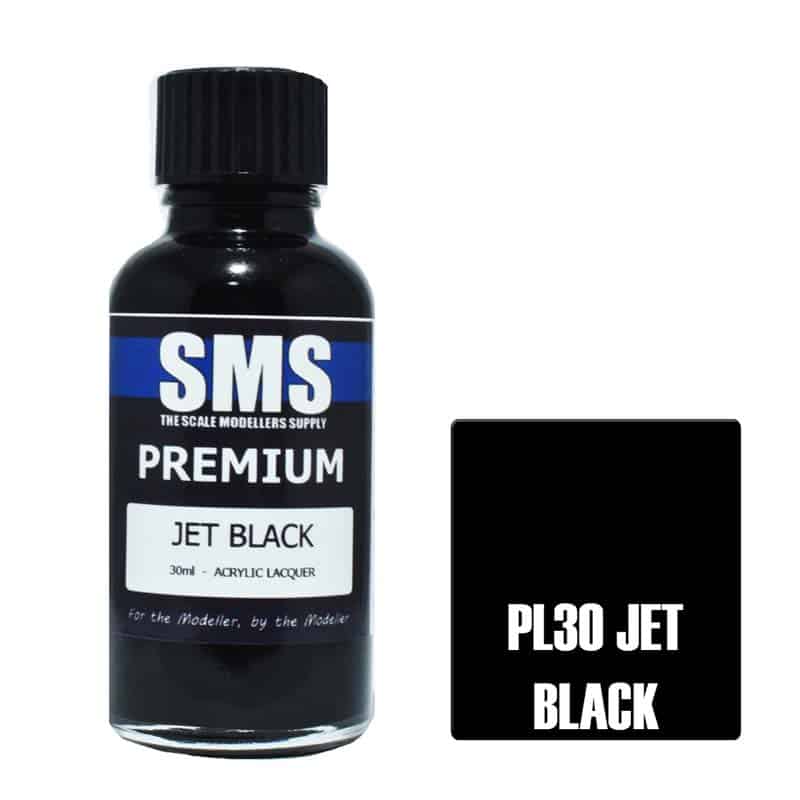 30ml Premium Jet Black PL30 SMS