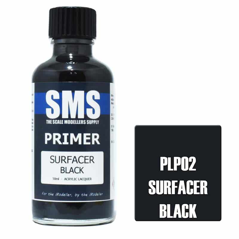 50ml Primer Surfacer Black PLP02 SMS