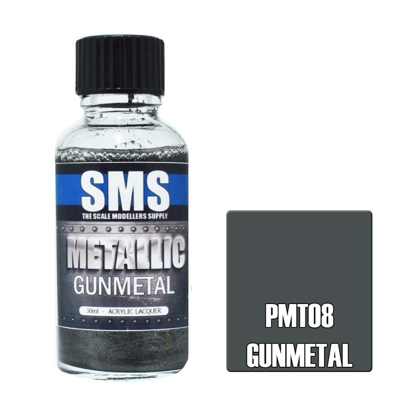 30ml Metallic Gunmetal PMT08 SMS
