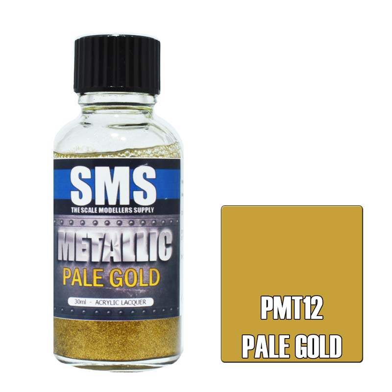 30ml Metallic Pale Gold  PMT12 SMS