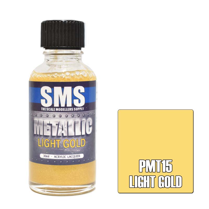 30ml Metallic Light Gold PMT15 SMS