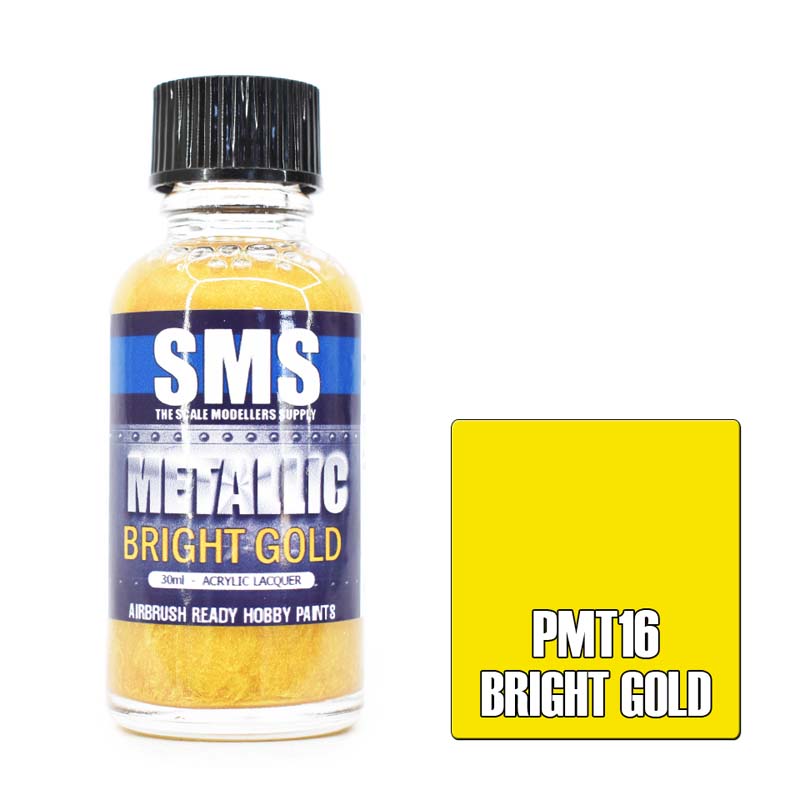 30ml Metallic Bright Gold PMT16 SMS
