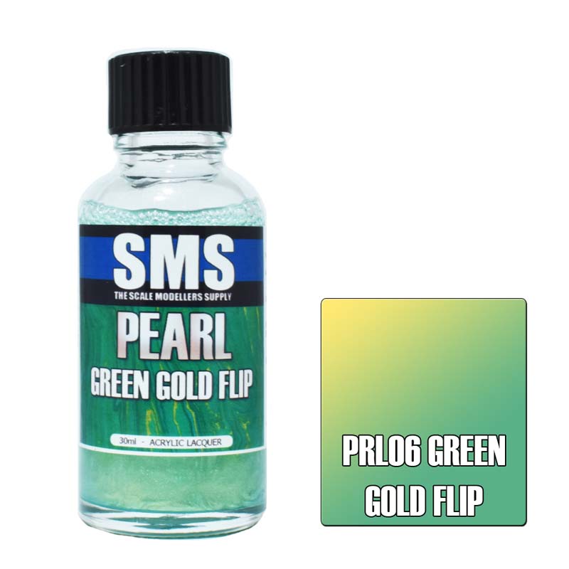 30ml Pearl Green Gold Flip  PRL06 SMS