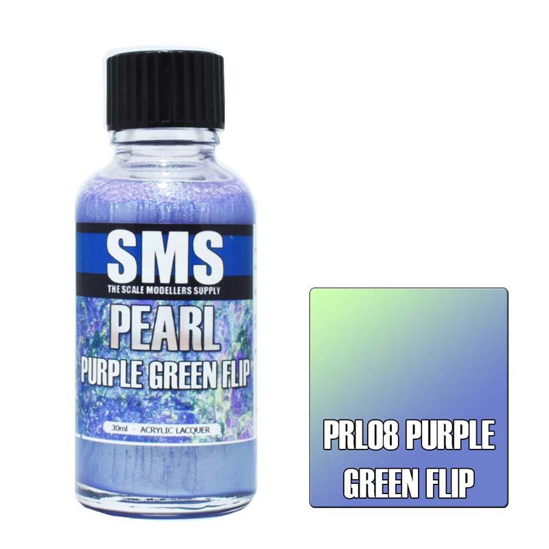 30ml Pearl Purple Green Flip  PRL08 SMS
