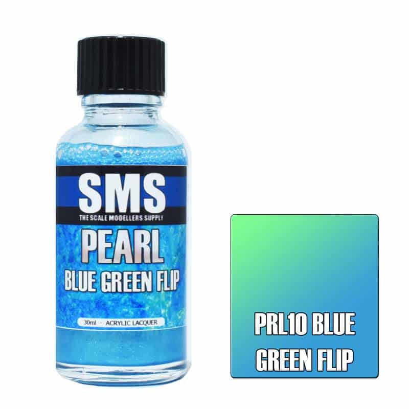 30ml Pearl Blue Green Flip  PRL10 SMS
