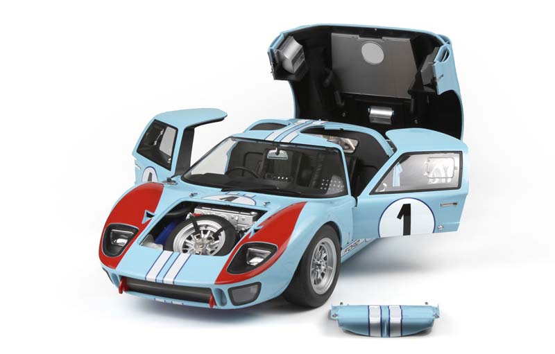1/12 Ford GT 40 Mk II 1966 (Pre-Coloured) RS-001 Meng Model
