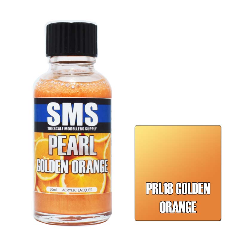 30ml Pearl Golden Orange  PRL18 SMS