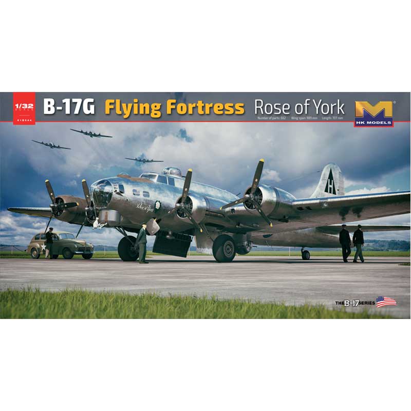 1/32 B-17G Flying Fortress “Rose of York” Limited Edition HK01E44 HK Models