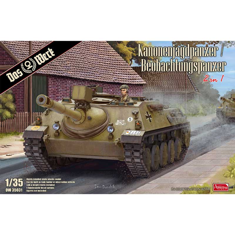 Das Werk Kanonenjagdpanzer / Beobachtungspanzer (1/35) DW35031