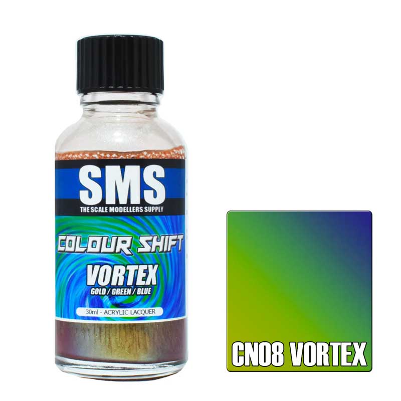 30ml Vortex (Gold/Green/Blue) CN08 SMS