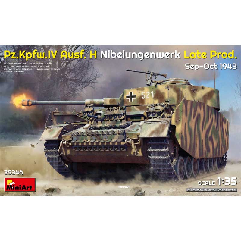 Miniart Pz.Kpfw.IV Ausf H Nibelungenwerk Late Prod (1/35) 35346