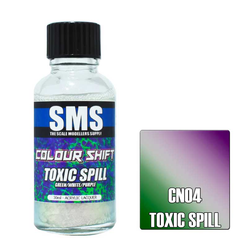 30ml Toxic Spill (Green/White/Purple) CN04 SMS