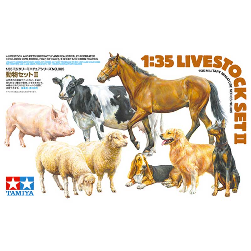 Tamiya Livestock Set 2 (1/35) 35385