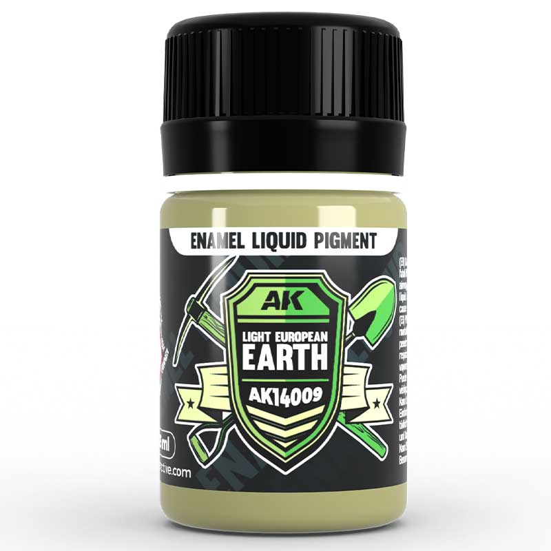 AK Interactive Light European Earth - Liquid Pigment (35ml) AK-14009