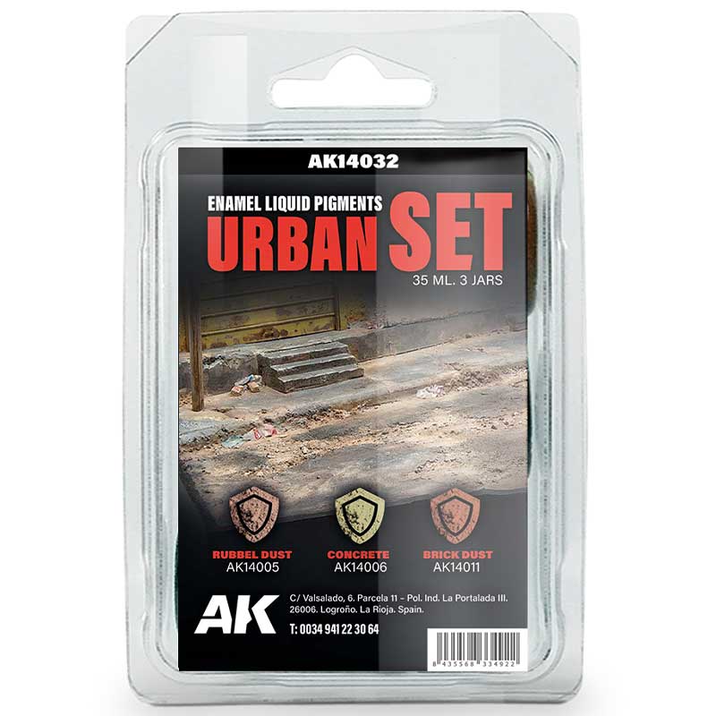 AK Interactive Urban Set - Liquid Pigment AK-14032