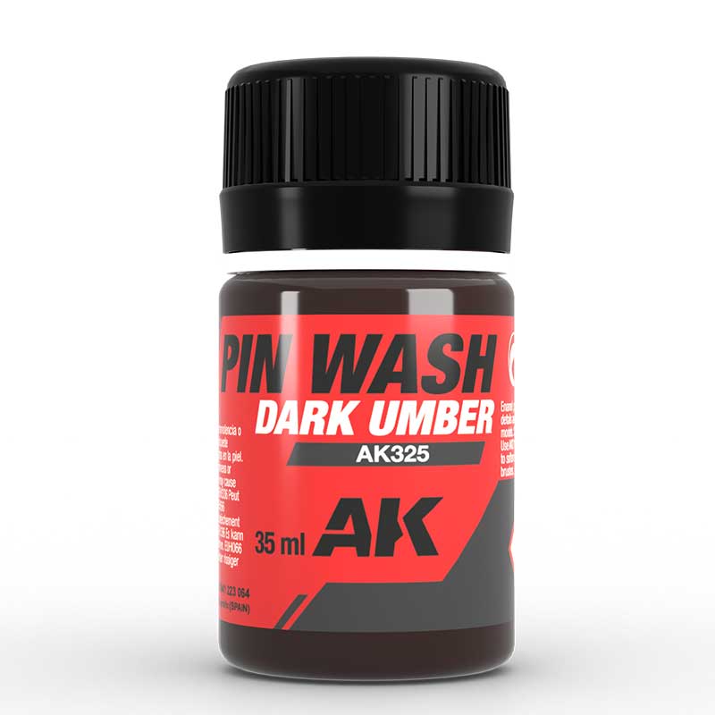 AK Interactive Dark Umber Pin Wash (35ml) AK-325