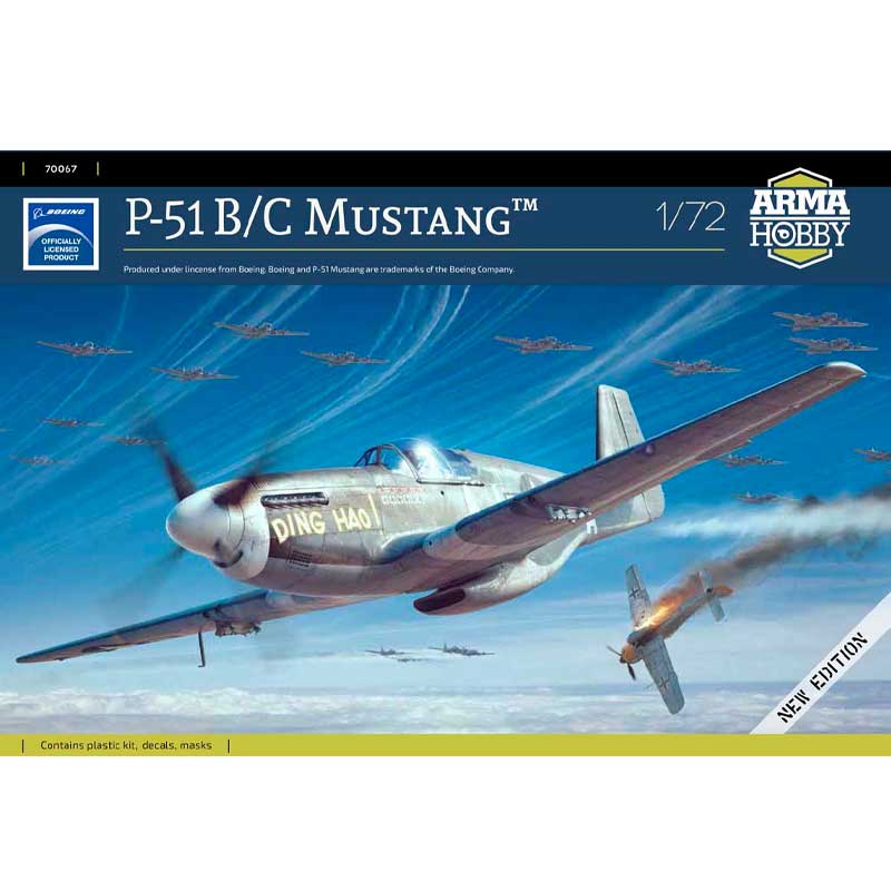 Arma Hobby P‑51B/C Mustang Expert Set (1/72) 70067