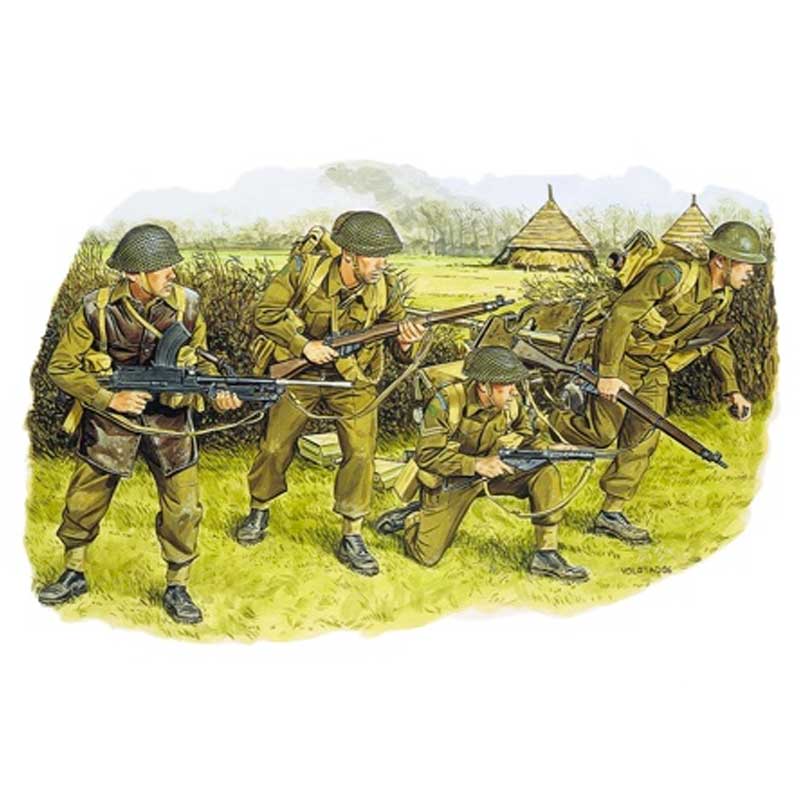 Dragon WWII British Commonwealth Troops (Nw Europe 1944) (1/35) 6055