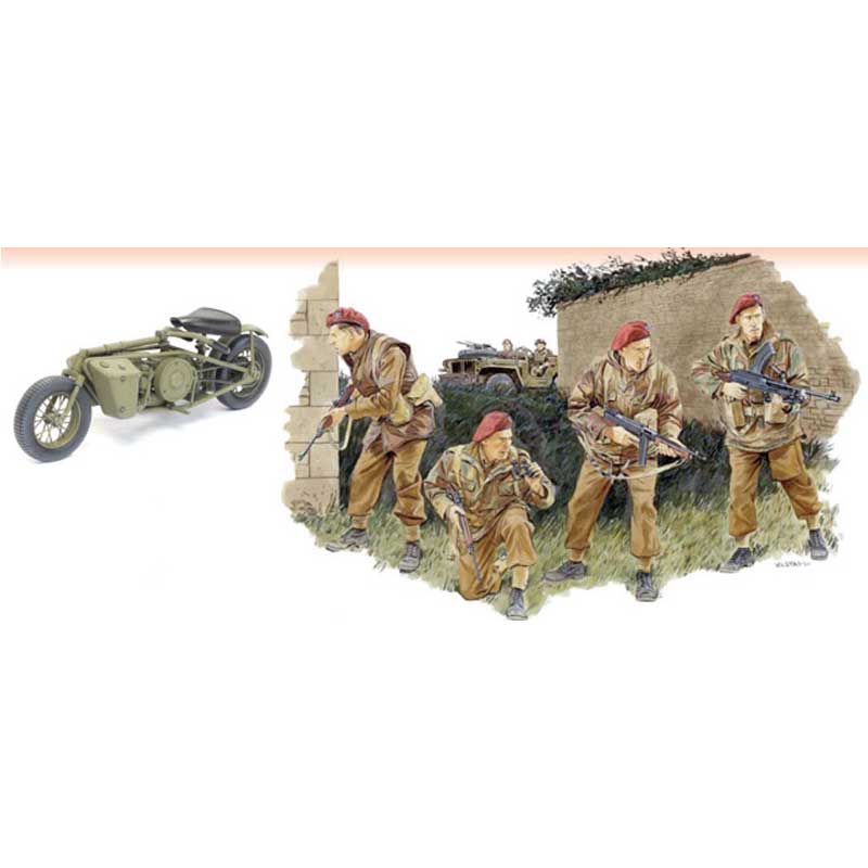 Dragon 2nd SAS Regiment W/Welbike (France 1944) (Premium Edition) (1/35) 6586