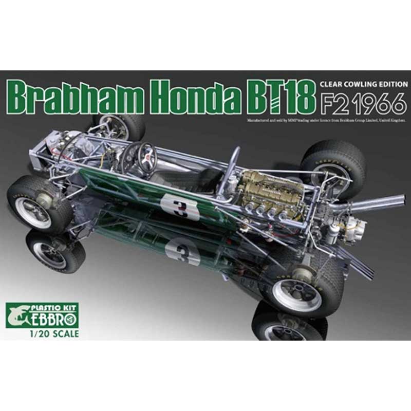 1/20 BRABHAM Honda BT18 Clear Cowling E025 Ebbro