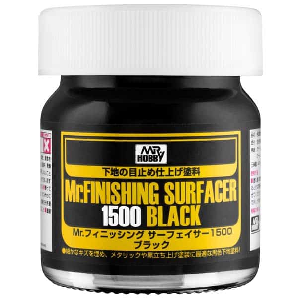 Mr Hobby - Mr Finishing Surfacer 1500 Black (40ml) | SF-288