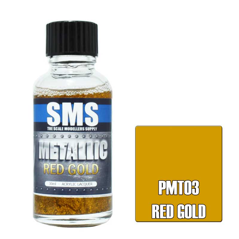30ml Metallic Red Gold PMT03 SMS