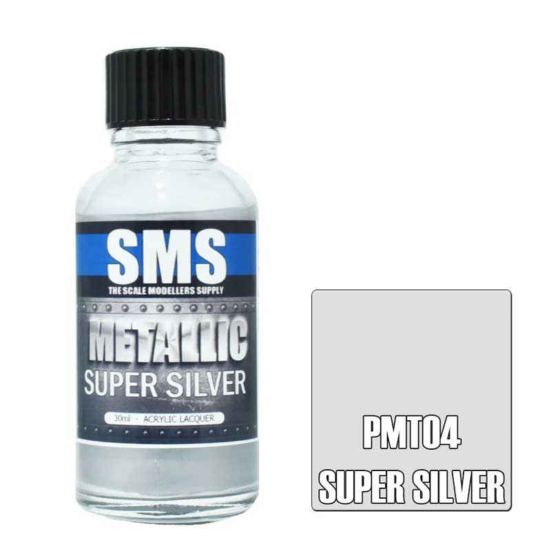 30ml Metallic Super Silver PMT04 SMS