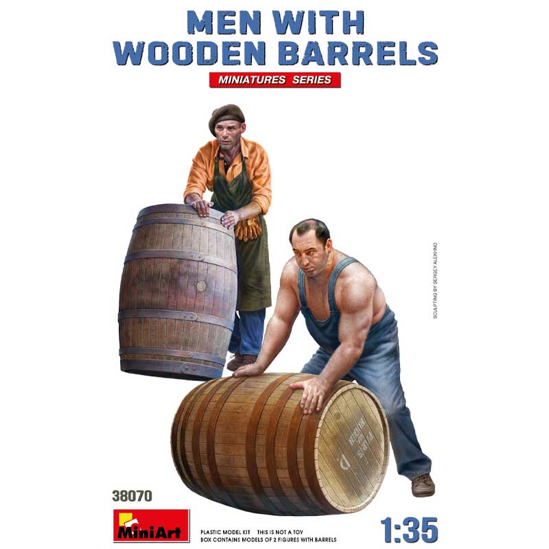 Miniart Men with Wooden Barrels 38070 (1/35) 38070